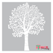 realistic tree stencil