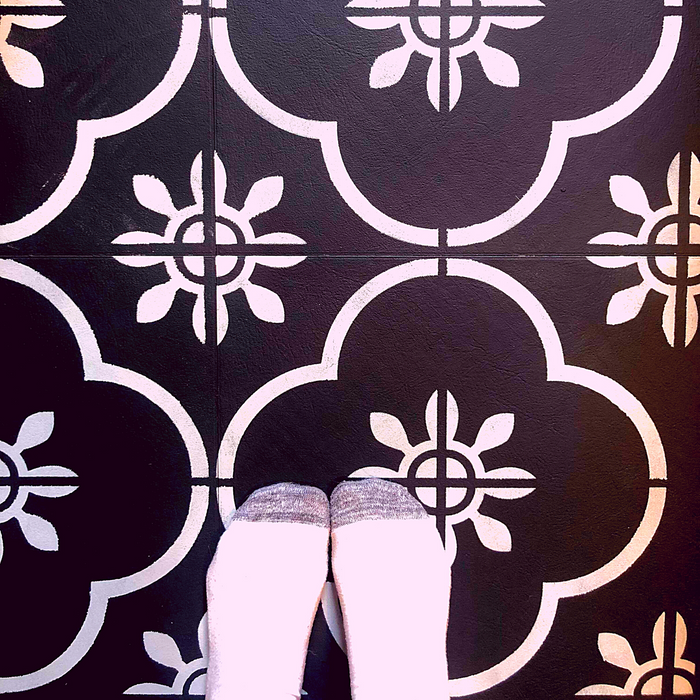 sunburst stencil