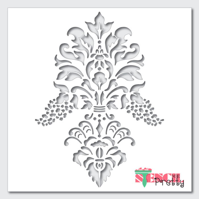 accent wall stencil