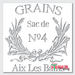 french grain sach stencil