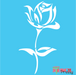 rose stencil
