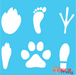 hooves stencil