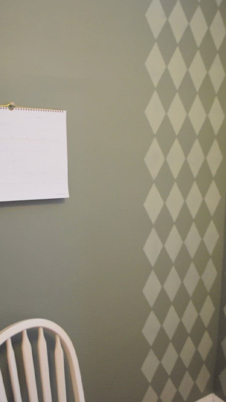 diy harlequin stencil video tutorial