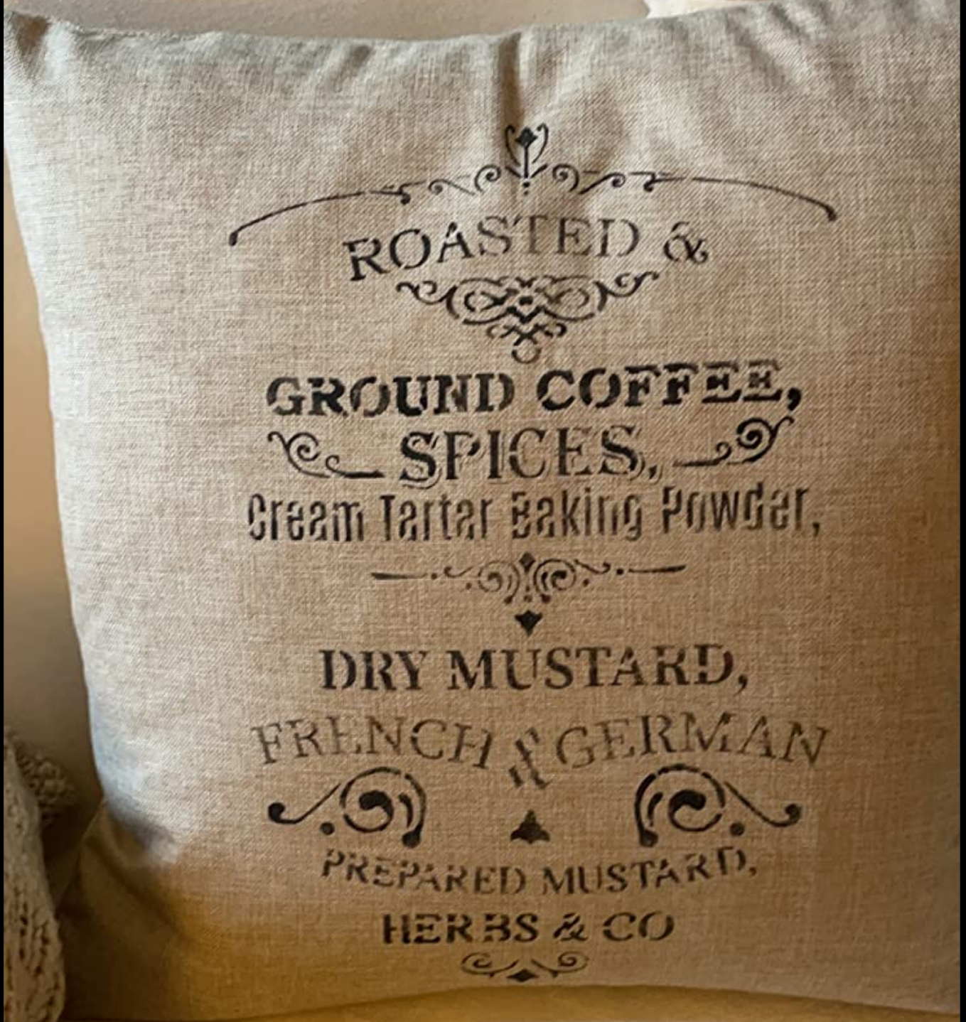 mustard stencil