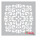ornate tile stencil