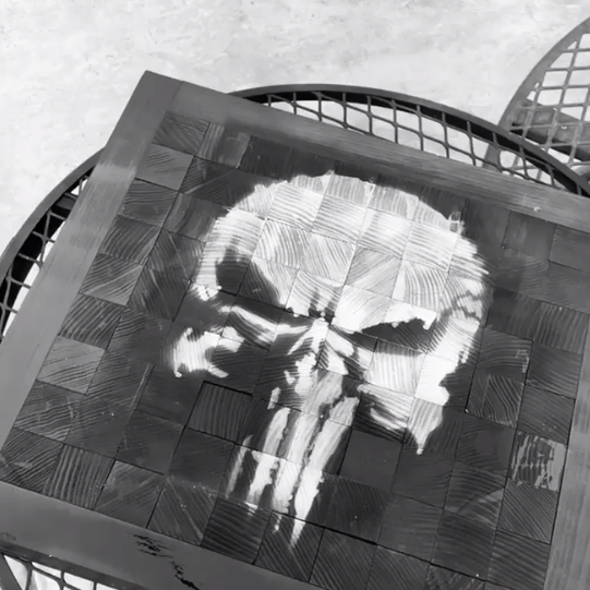 skeleton stencil