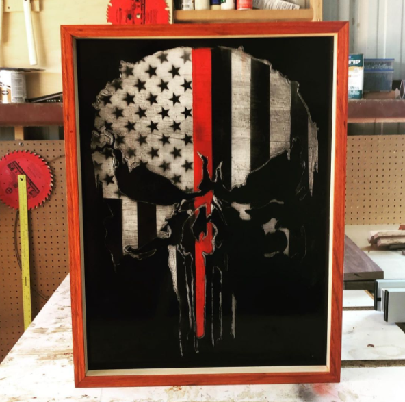 biker stencil