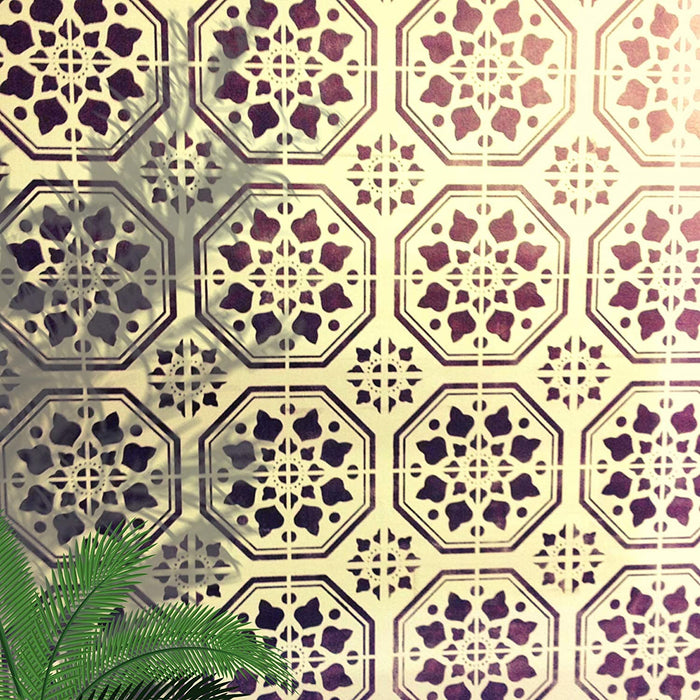spanish tile stencil